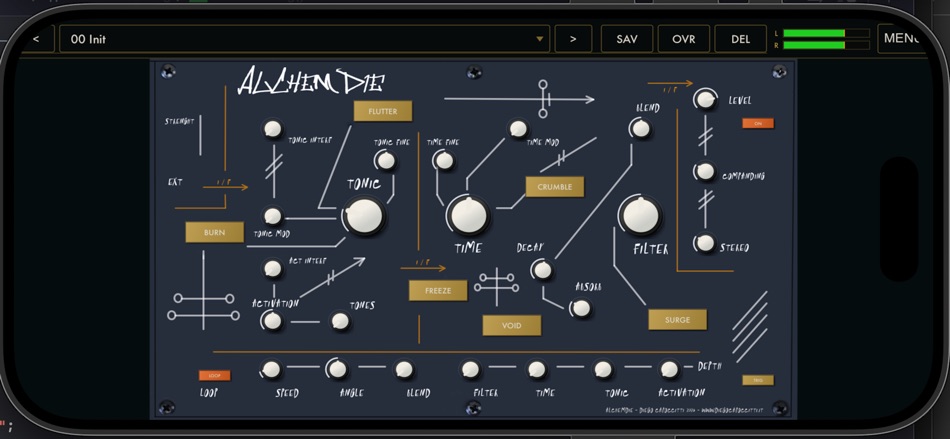AlchemDie - Alchemical Synth (iOS) 作者: Diego Capoccitti
