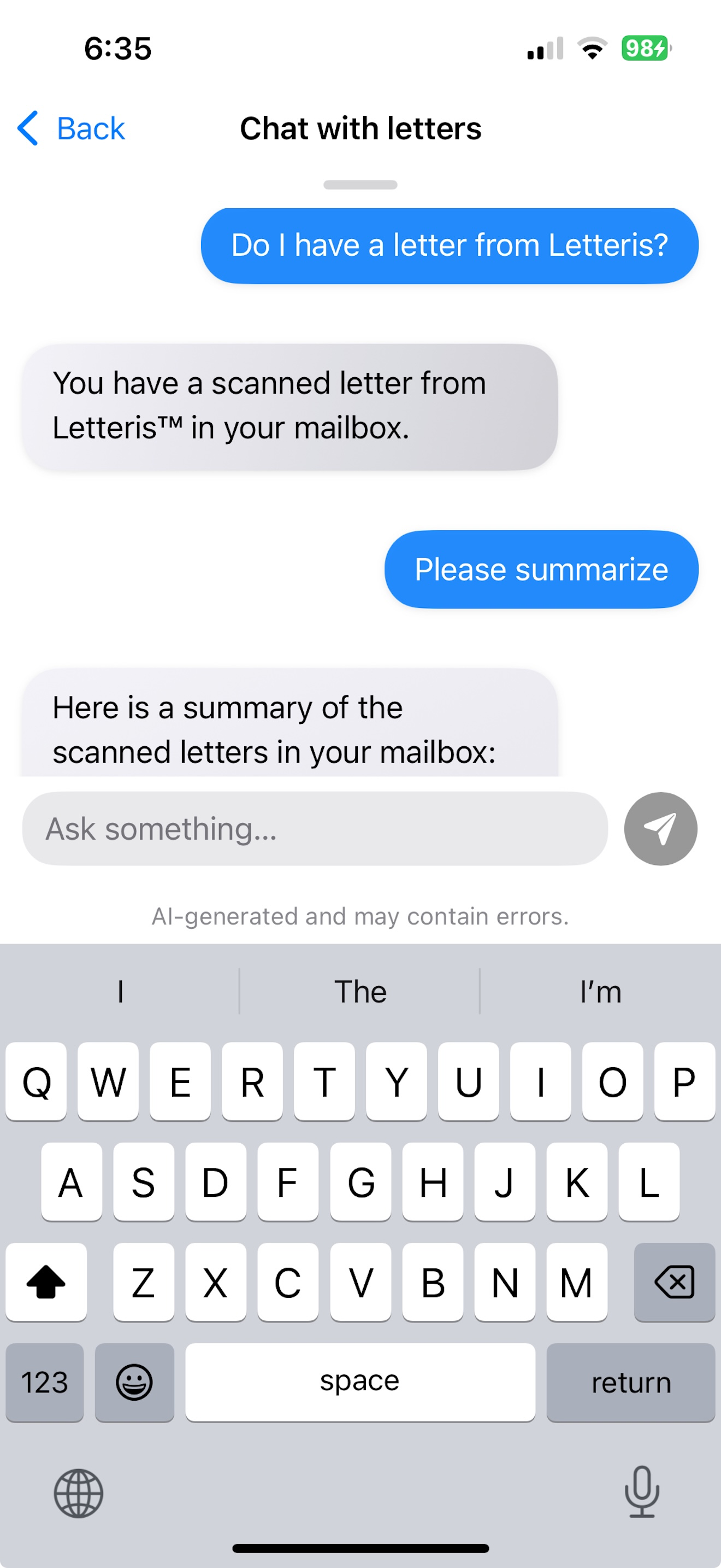 Letteris AI screenshot 8