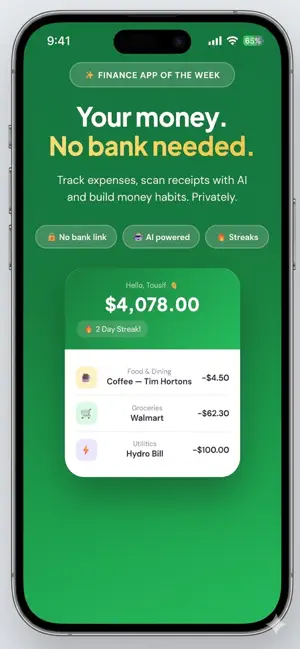 Profinance AI: Scan & Budget screenshot 1