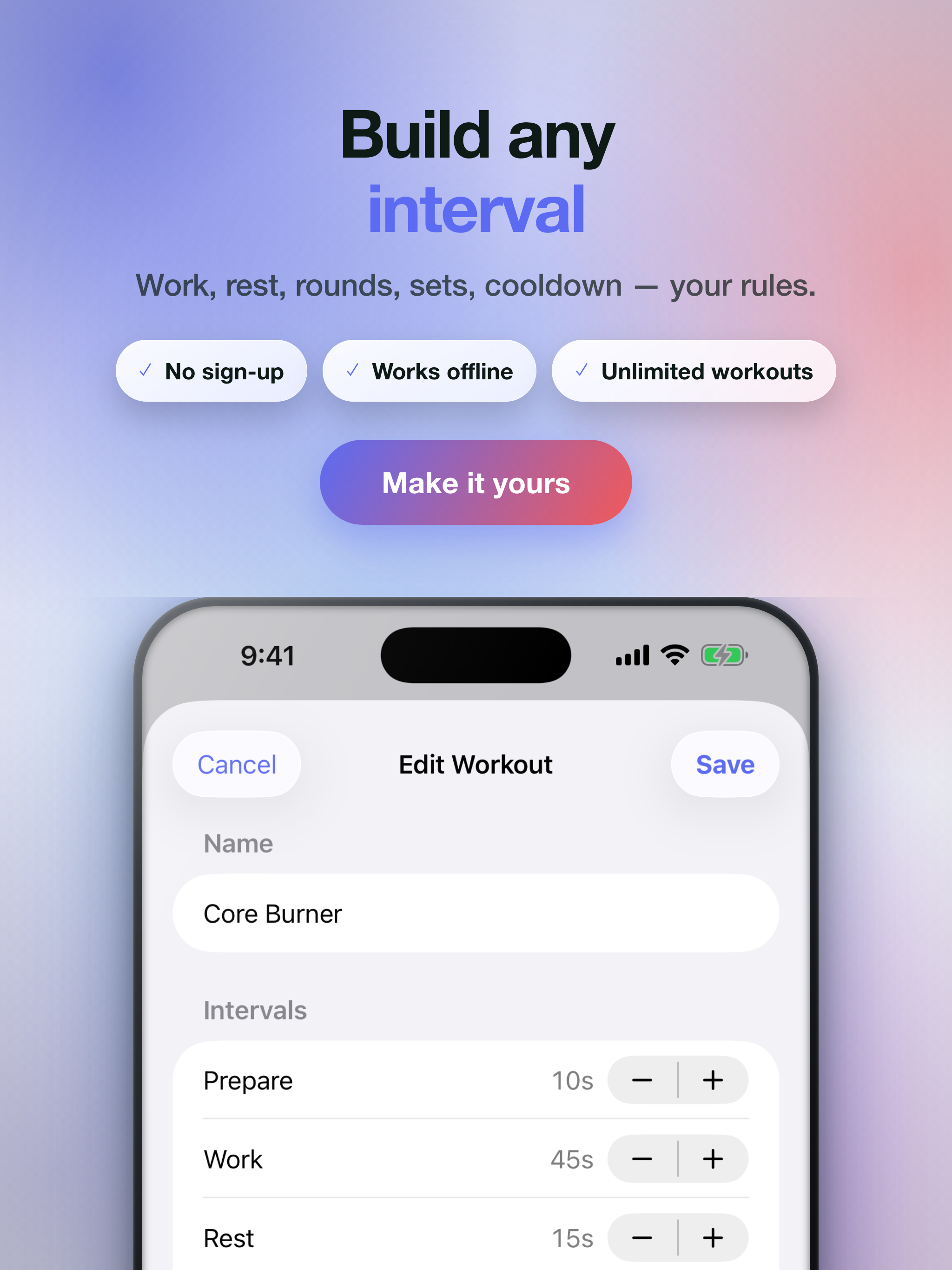 IntervalFlow: HIIT Timer screenshot 10
