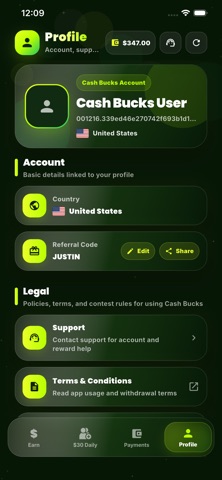 Cash Bucks Earn Money screenshot