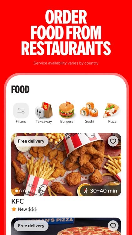 Yango: taxi, food, delivery screenshot-3