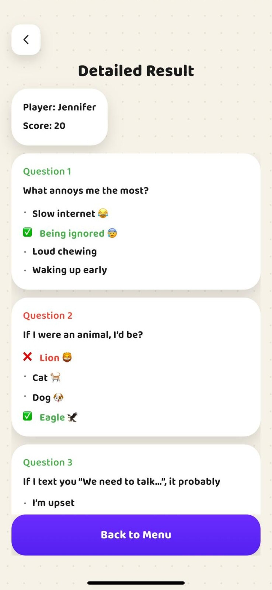 Soul Quiz screenshot 7