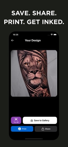 Tattoo AI: Generator & Design Screenshot 7 of 7