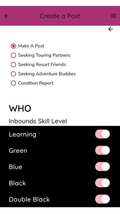 Backcountry Beauties iPhone screenshot 1 - Social Networking app