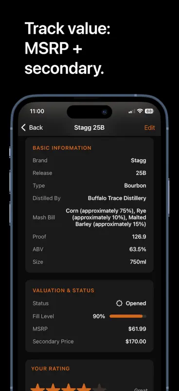BarrelBook: Whiskey Collection screenshot 4 of 5