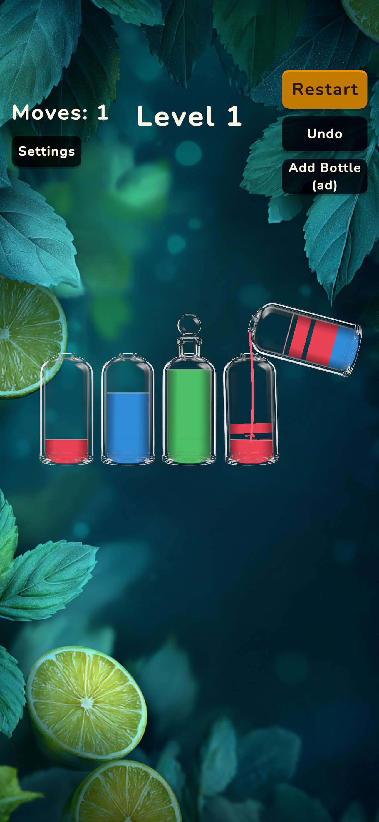 Cocktail Sort: Water Puzzle screenshot 2