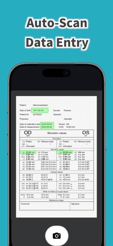 Myopia Log: Axial Length iPhone screenshot