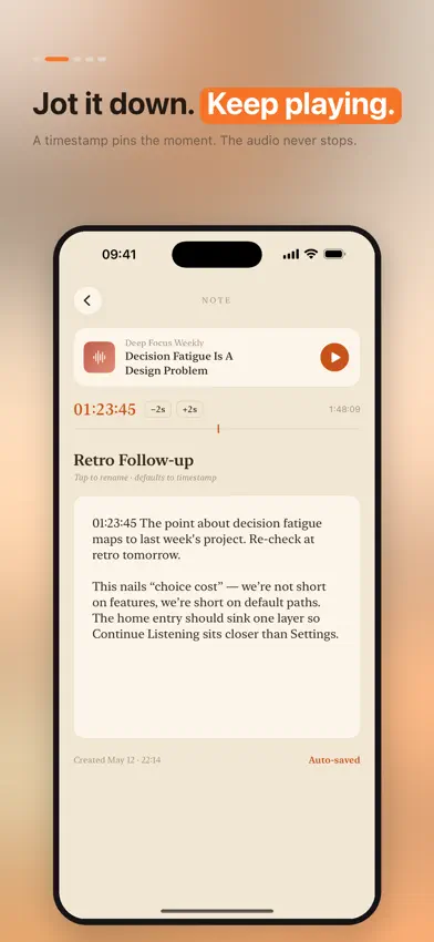 EarMemo: Offline Audio Player screenshot 2
