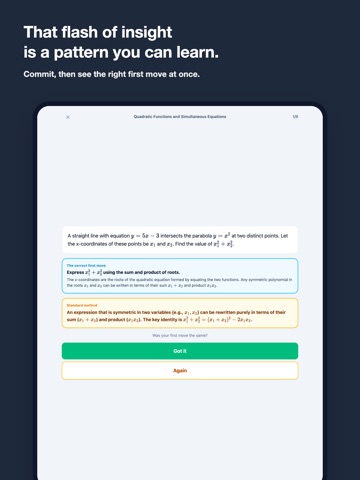 Cambridge AICE & IGCSE Maths iPad screenshot