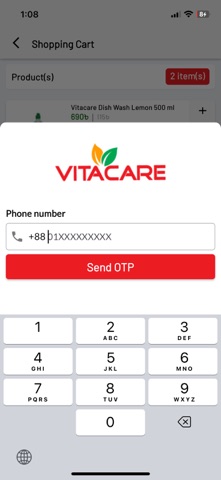 VitaCare - Online Shopping screenshot