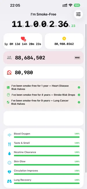 I'm Smoke-Free screenshot 1