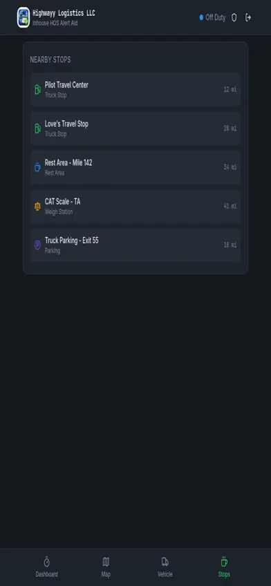 TruckWiseHOS screenshot 1