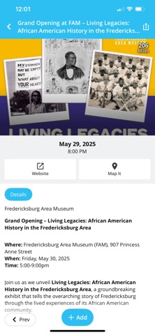 Visit Fredericksburg, VA screenshot