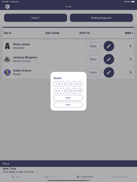 NDHSAA Golf iPad screenshot 4 - Sports app