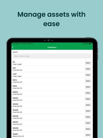 Driver App for ReSpark iPad screenshot