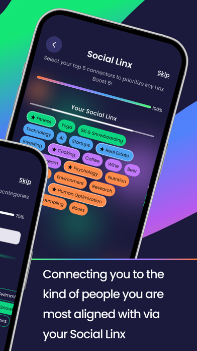 Linxy Live iPhone screenshot 4 - Social Networking app