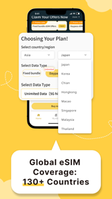 JetFi mobile: Global eSIM Data screenshot