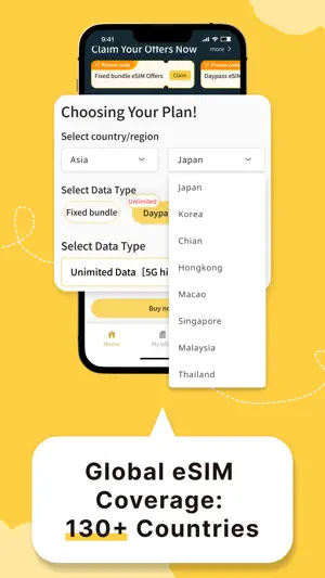 JetFi mobile: Global eSIM Data screenshot 4