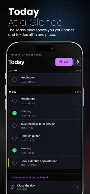 Wholeward: Daily Planner screenshot 1