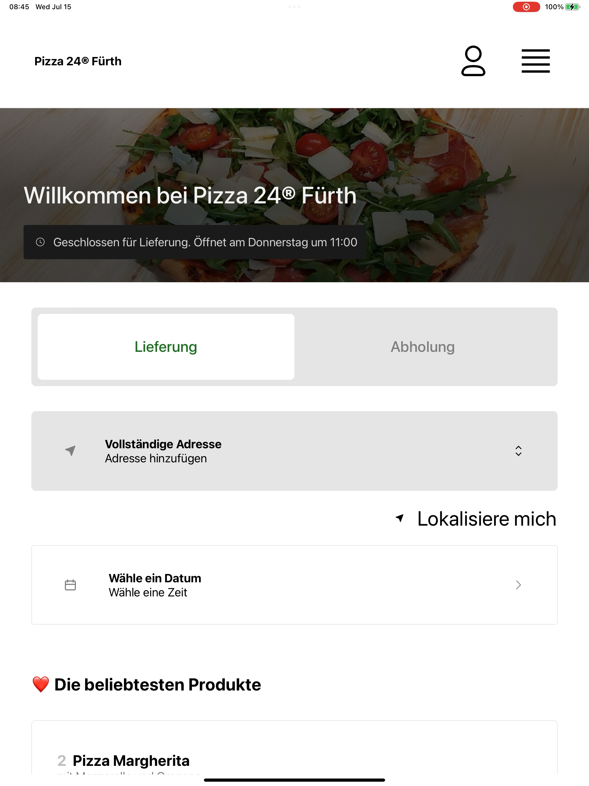 Pizza 24® screenshot 10