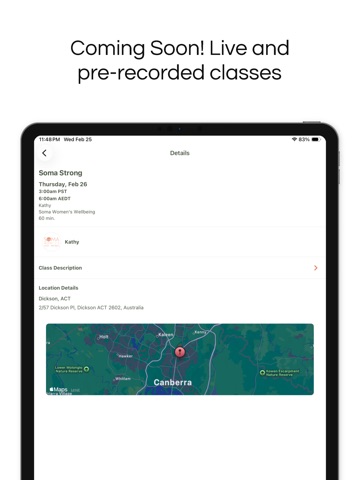 Soma Women's Wellbeing iPad screenshot