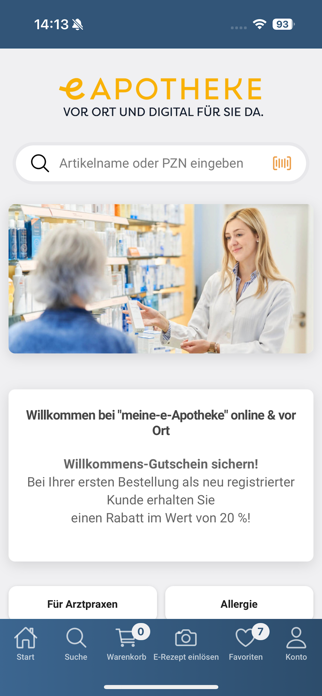meine-e-Apotheke Screenshot 1 of 7