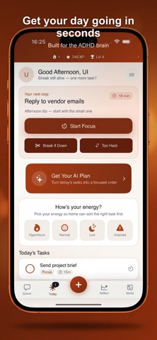 FocusLab AI: ADHD Coach Screenshot 1 of 6