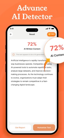 Humanizer AI: Text Detector Screenshot 2 of 5
