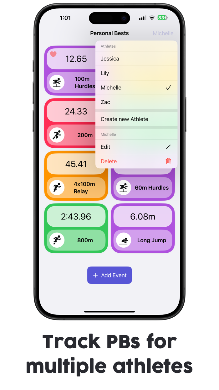 Track and Field Personal Best