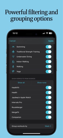 MergeFit screenshot