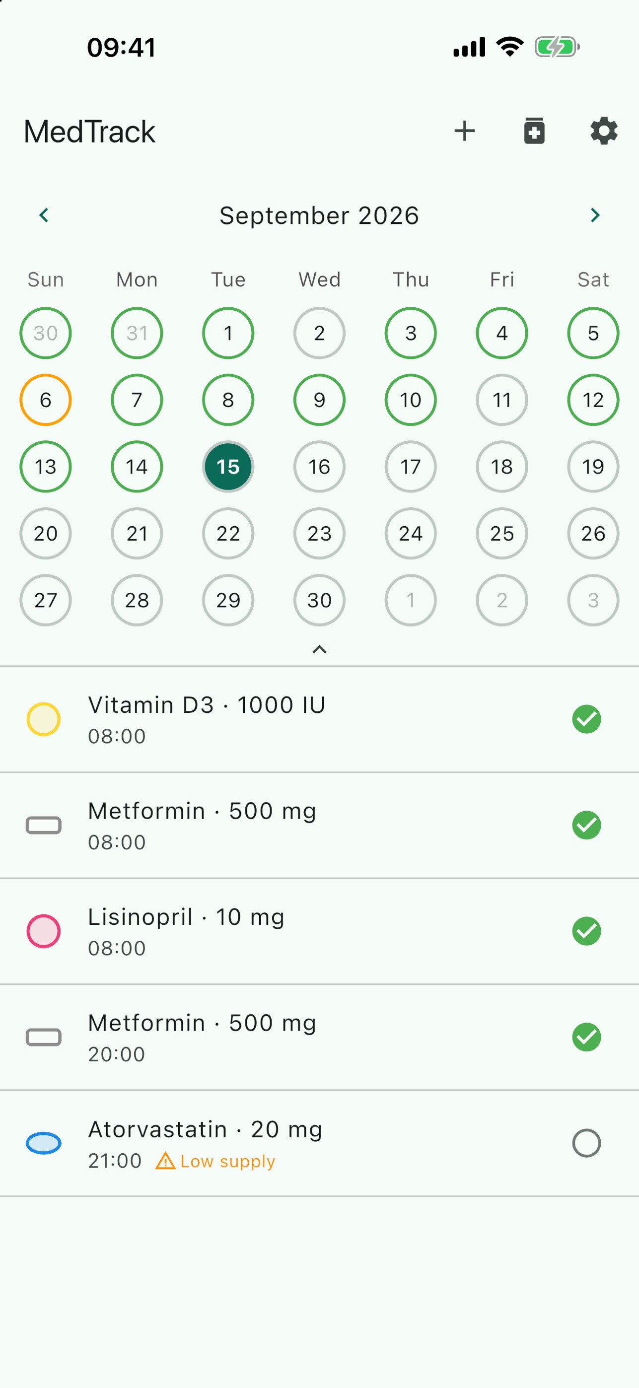 Screenshot 2 of MedTrack