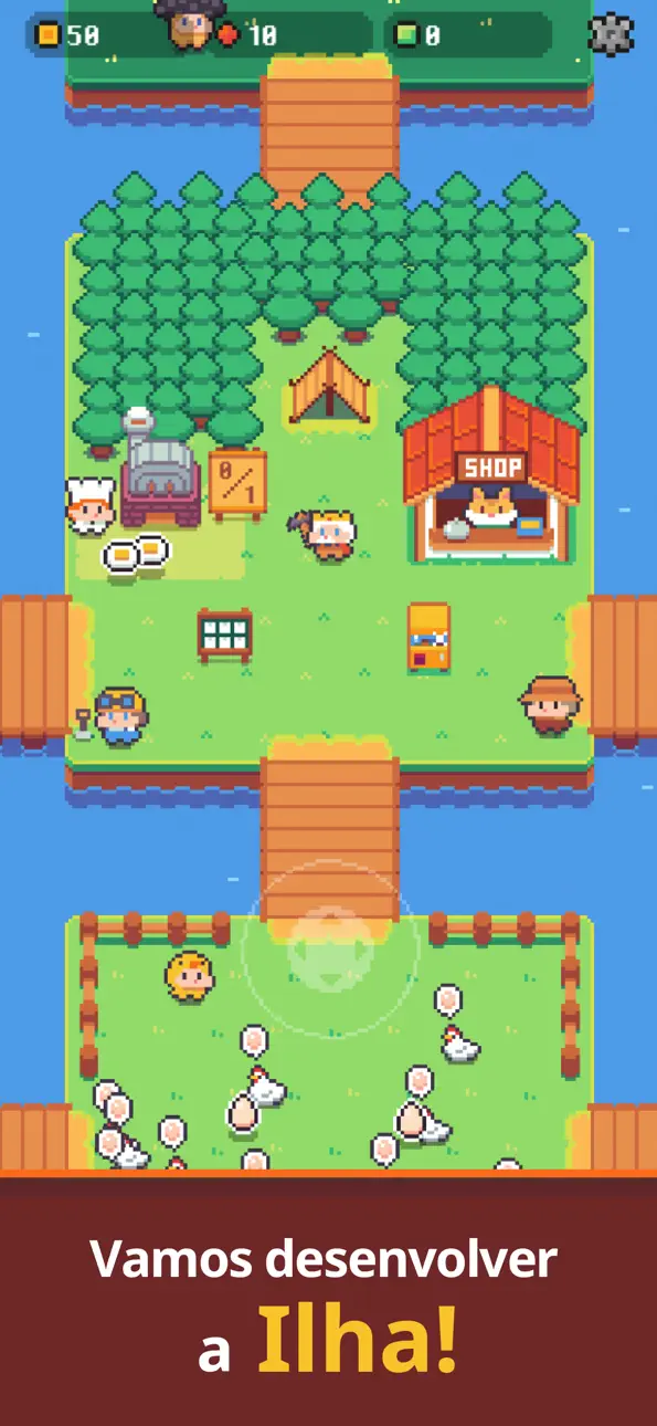 Pickaxe King Island iOS Mod IPA screenshot 1 - iOS game interface