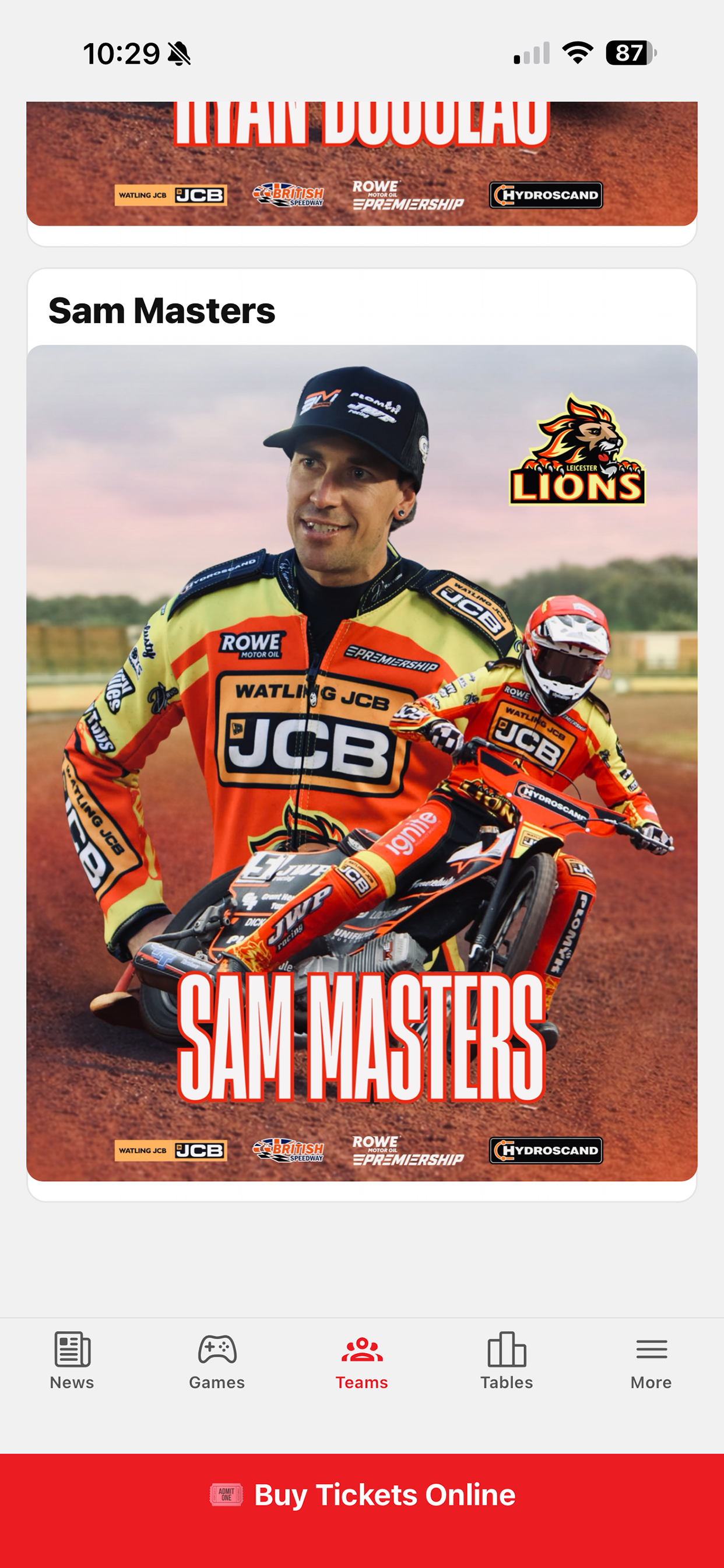 Leicester Lions Speedway screenshot 4