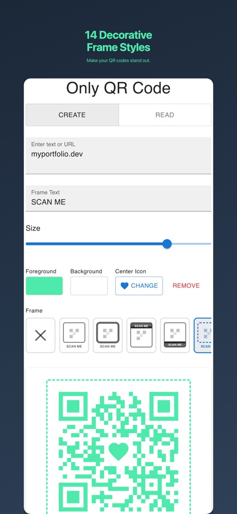 Only QR Code - Utilities App | MWM