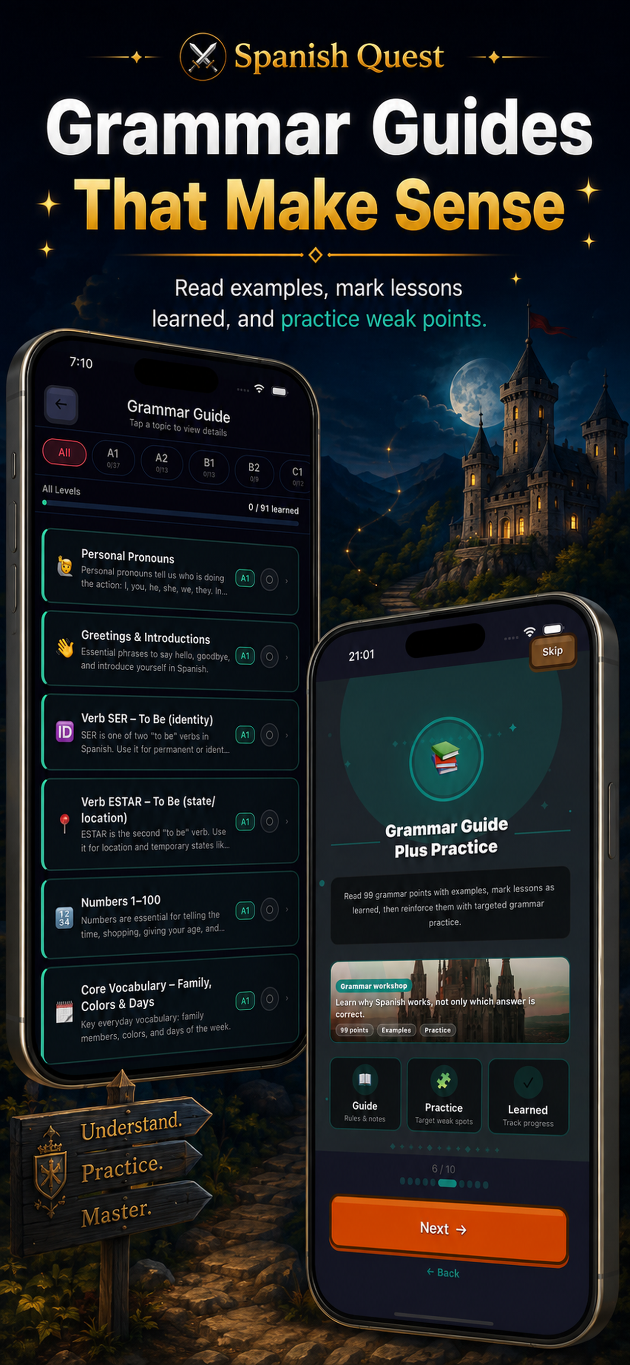 Spanish Quest: Learn Spanish screenshot 8