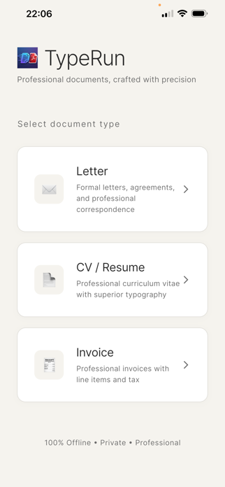 TypeRun: Docs to PDF Screenshot 1 of 8