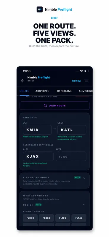 Nimble Preflight - METAR TAF screenshot 5 of 10