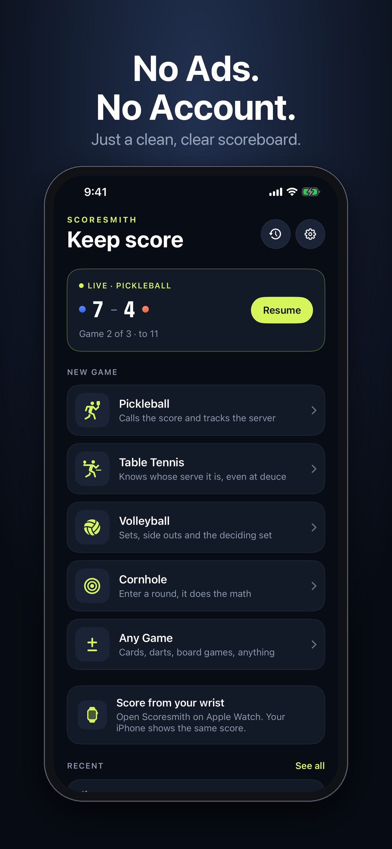 Screenshot 8 of Scoresmith: Pickleball Score