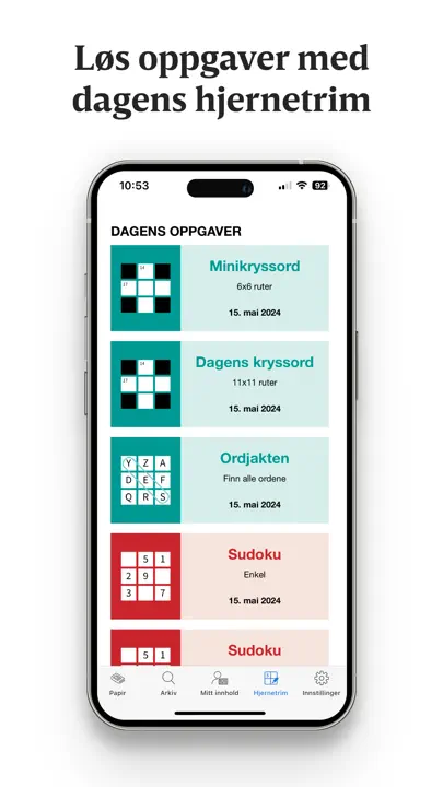Vårt Land E-avis iPhone-skjermbilde 6