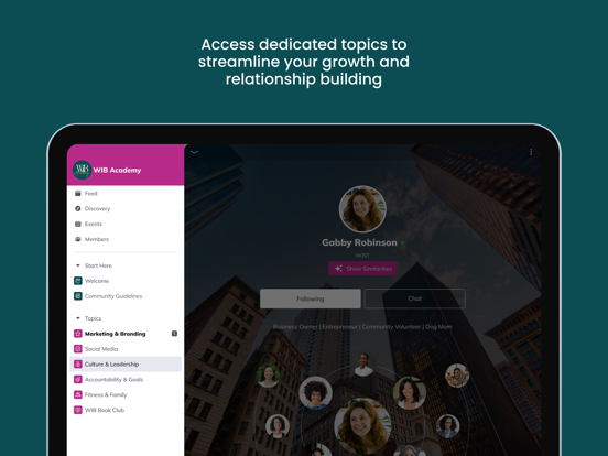 Women In Business Academy iPad screenshot 3 - Business app