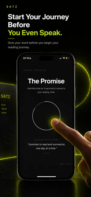 Satz: AI Book Tracker screenshot 1