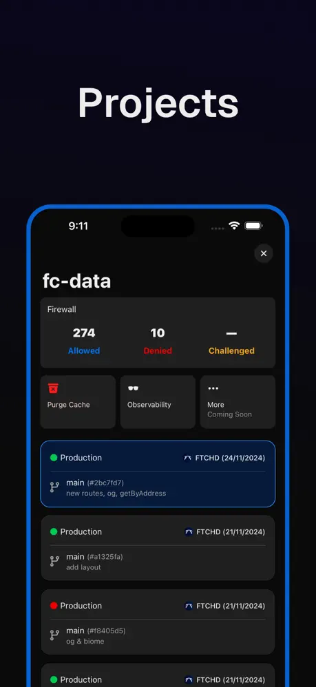 Vercel Client Mobile — Rev screenshot 2