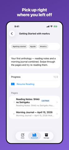 markru - Notes Bookshelf Screenshot 6 of 6