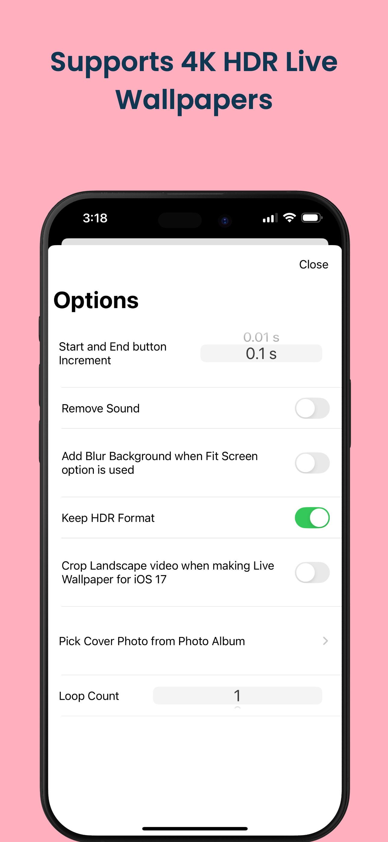 VideoToLive - Live Wallpapers screenshot 7
