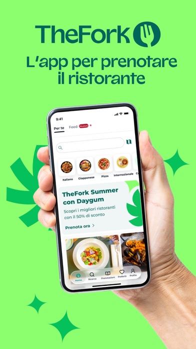 TheFork ristoranti e offerte App Store preview screenshot 1