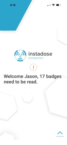 Instadose Companion Mobile App iPhone screenshot