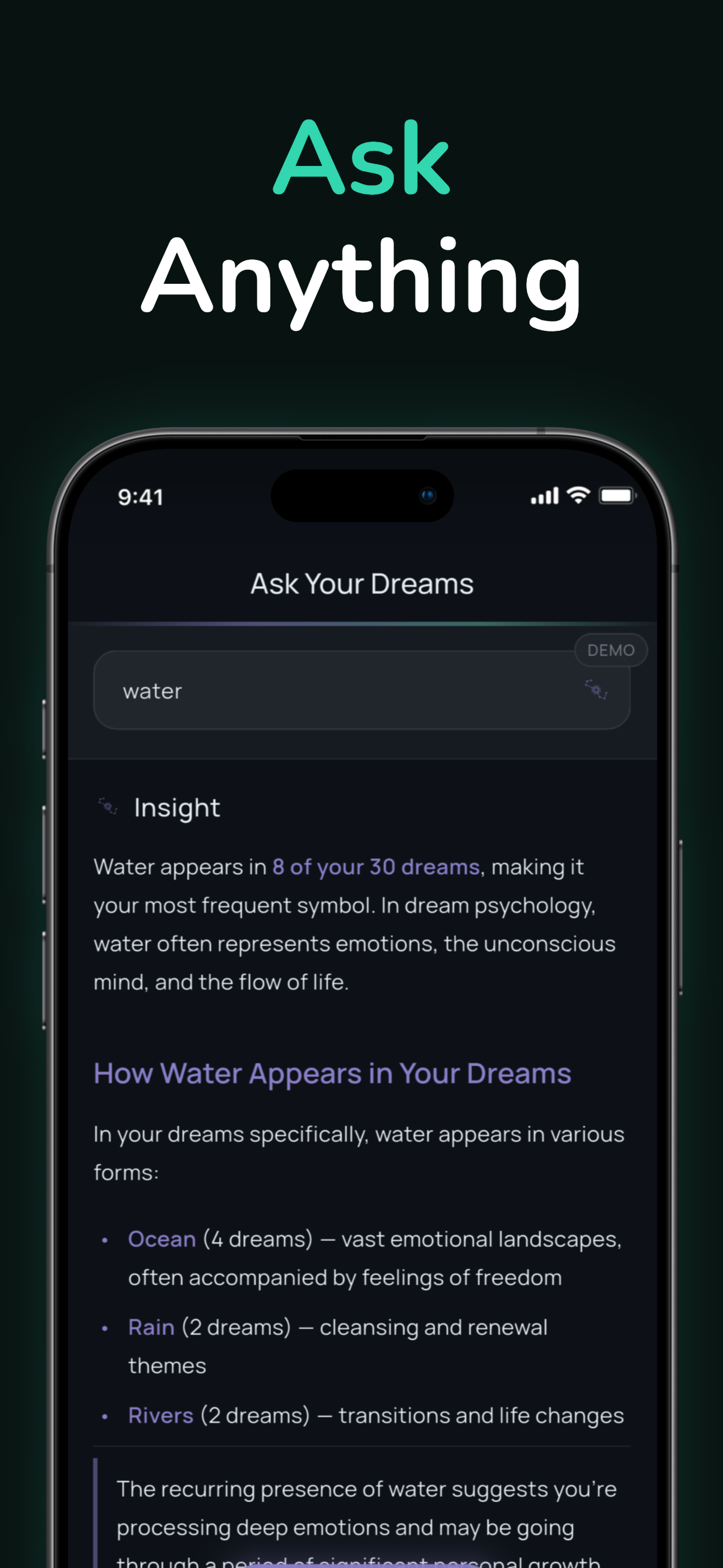 Nyx Dream Journal screenshot 2