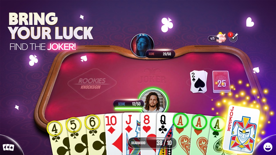 #9. Gin Rummy Extra - Card Game (iOS) 由: BRO3 INTERAKTIF BILGI TEKNOLOJILERI ANONIM SIRKETI
