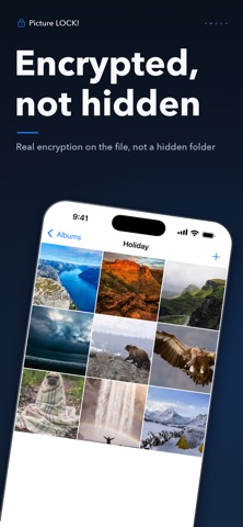 Private gallery LOCK! iPhone screenshot